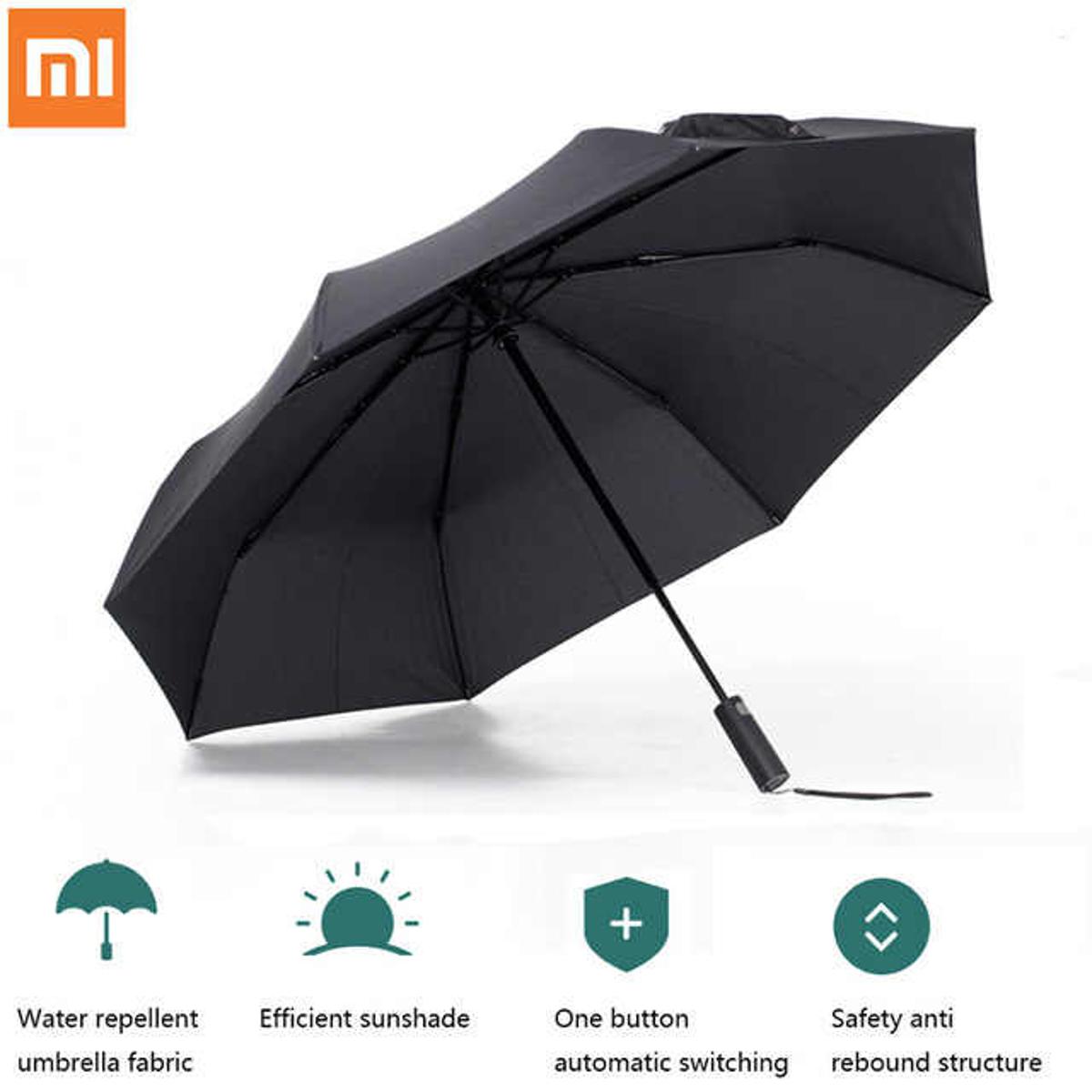 Picture of Xiaomi Youpin Wd1 Tri-Fold Automatic Umbrella - Black
