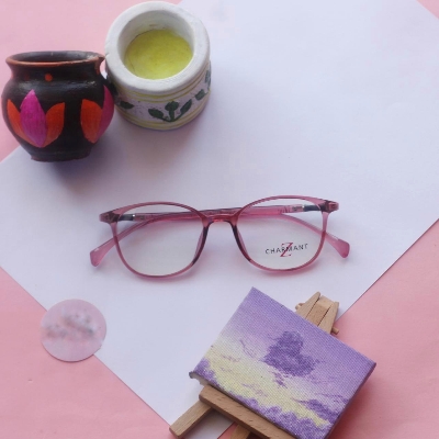 Picture of Fashion Transparent Ultra-light HD Women's Reading Glasses Anti-blue Light Glasses Polygon Fashion Mom Presbyopia Glasses +100 Το +400