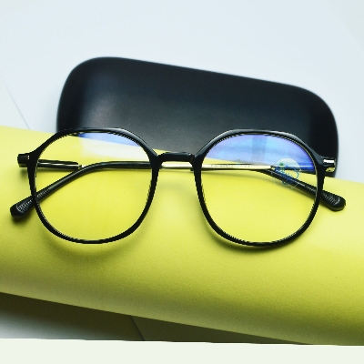 Picture of Classic Metal/PC Round Frame Myopia Glasses Fashion Retro Optica/ Glasses Ultralight Vision Care Short Sighted Eyewear