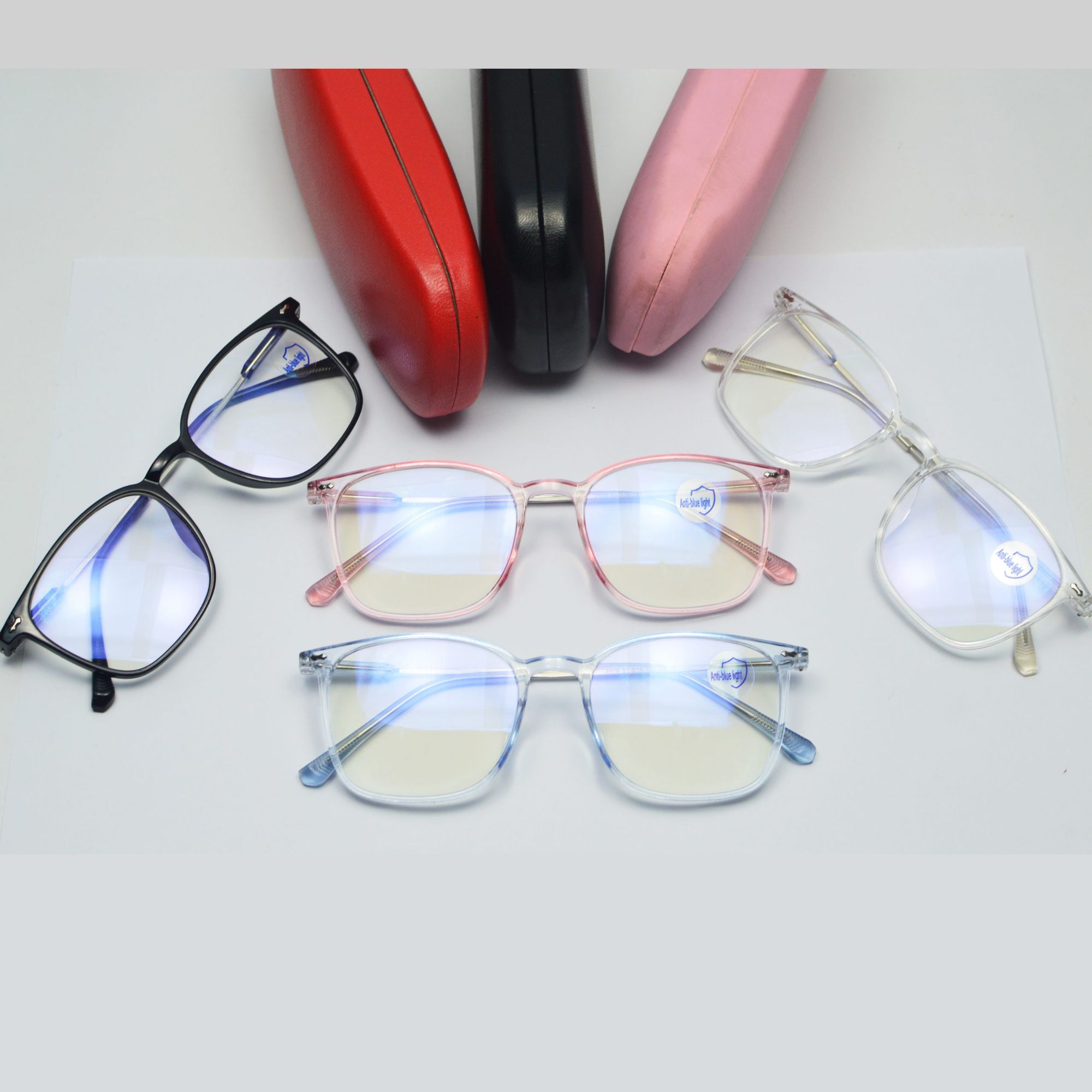 Picture of Classic Metal/PC Square  Frame Myopia Glasses Fashion Retro Optica/ Glasses Ultralight Vision Care Short Sighted Eyewear