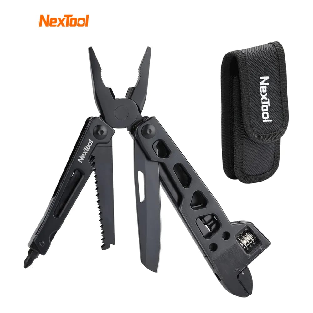 Picture of Xiaomi NexTool 9 In 1 Multi-Function wrench k-nife Folding Tool Multi-Purpose Pliers Wood Saw Slotted Screwdriver Kitchen Cutter