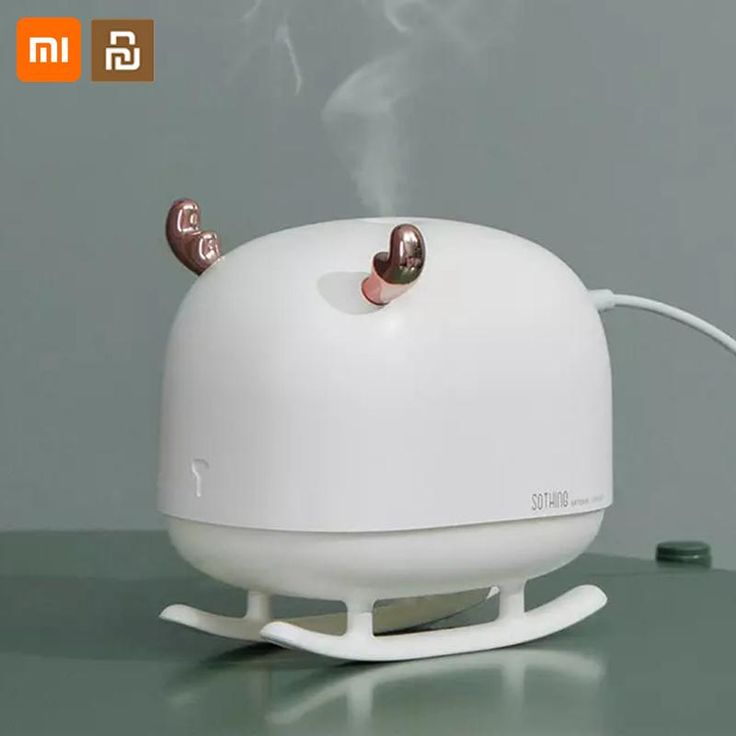 Picture of Xiaomi  Sothing Air Humidifier Deer Ambient Light USB Cable Powered Mini Portable Air Purifier With Ambient Suitable for office bedrooms