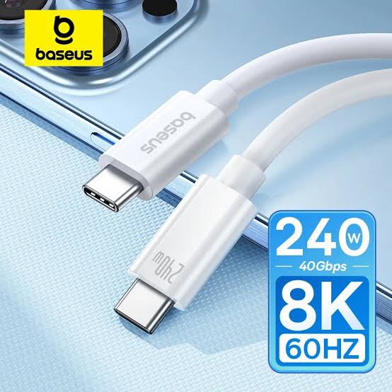 Picture of Baseus Cable Thunderbolt 4 Superior Series 2 USB4 8K 40gbps Full-Function Fast Charging Cable Type-C to Type-C 240W 1m