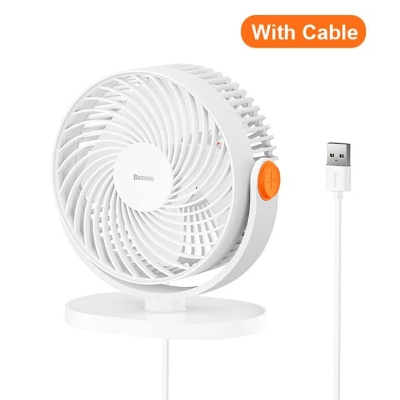 Picture of Baseus Serenity Desktop USB Electric Fan - White
