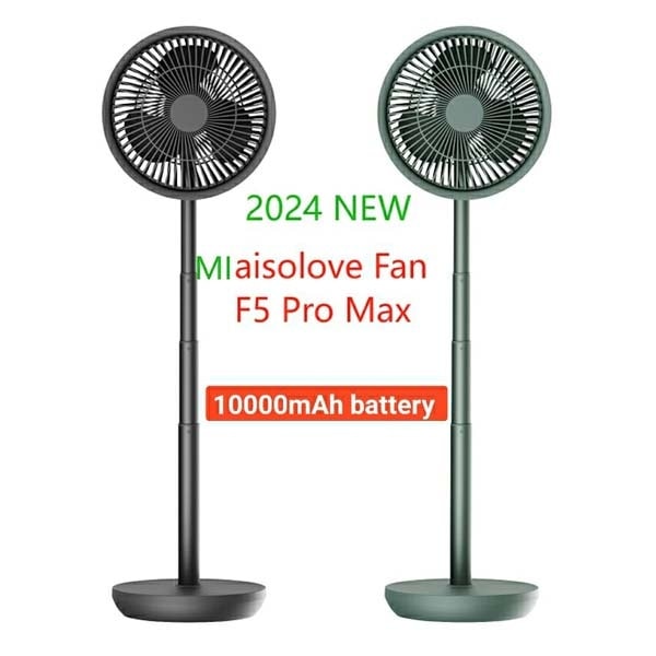 Picture of Xiaomi Solove F5 Pro Max Rechargeable Desktop Stand Fan - 10000mAh -Green