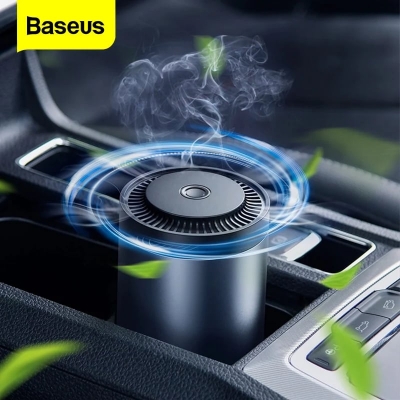 Picture of BASEUS Ripple Car Cup Holder with Formaldehyde Purification Function Air Freshener – Black