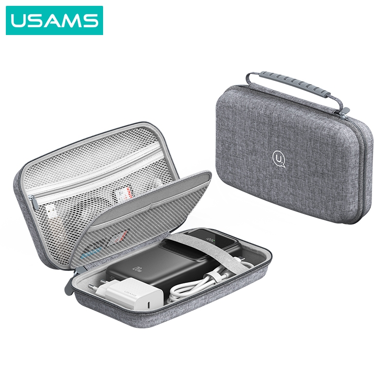 Picture of USAMS US-ZB290 Large Capacity Travel Storage Bag - Grey
