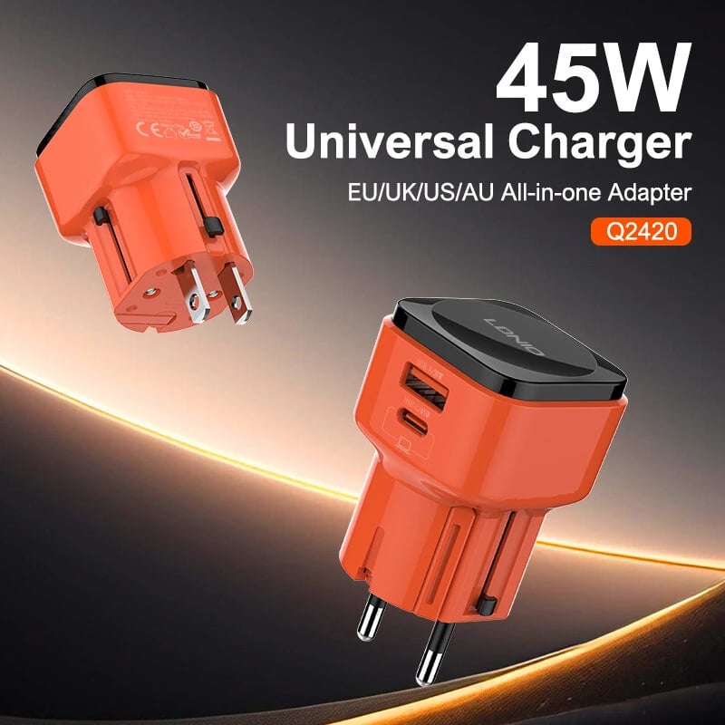 Picture of LDNIO Q2420 45W 2-Port USB PD CHarger