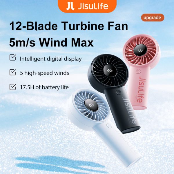 Picture of Best Fan Jisu_Life Handheld Fan Life4 Turbo Fan 5000mAh Battery
