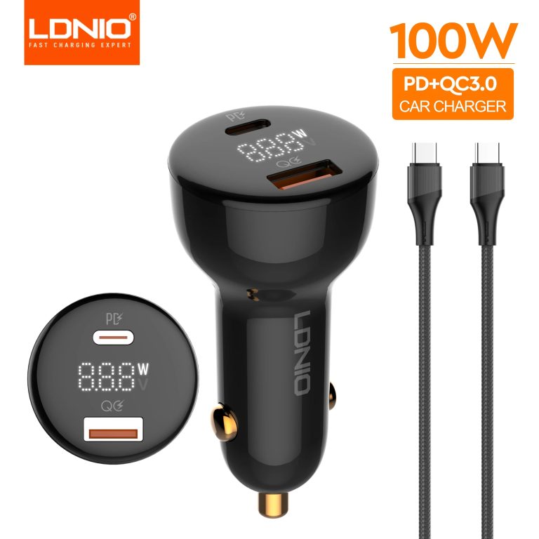 Picture of Ldnio C101 100W Dual Port Super Fast Car Charger