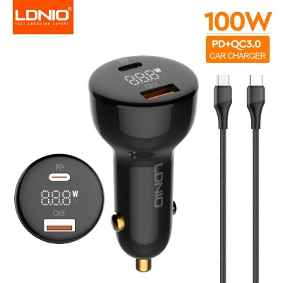 Picture of Ldnio C101 100W Dual Port Super Fast Car Charger