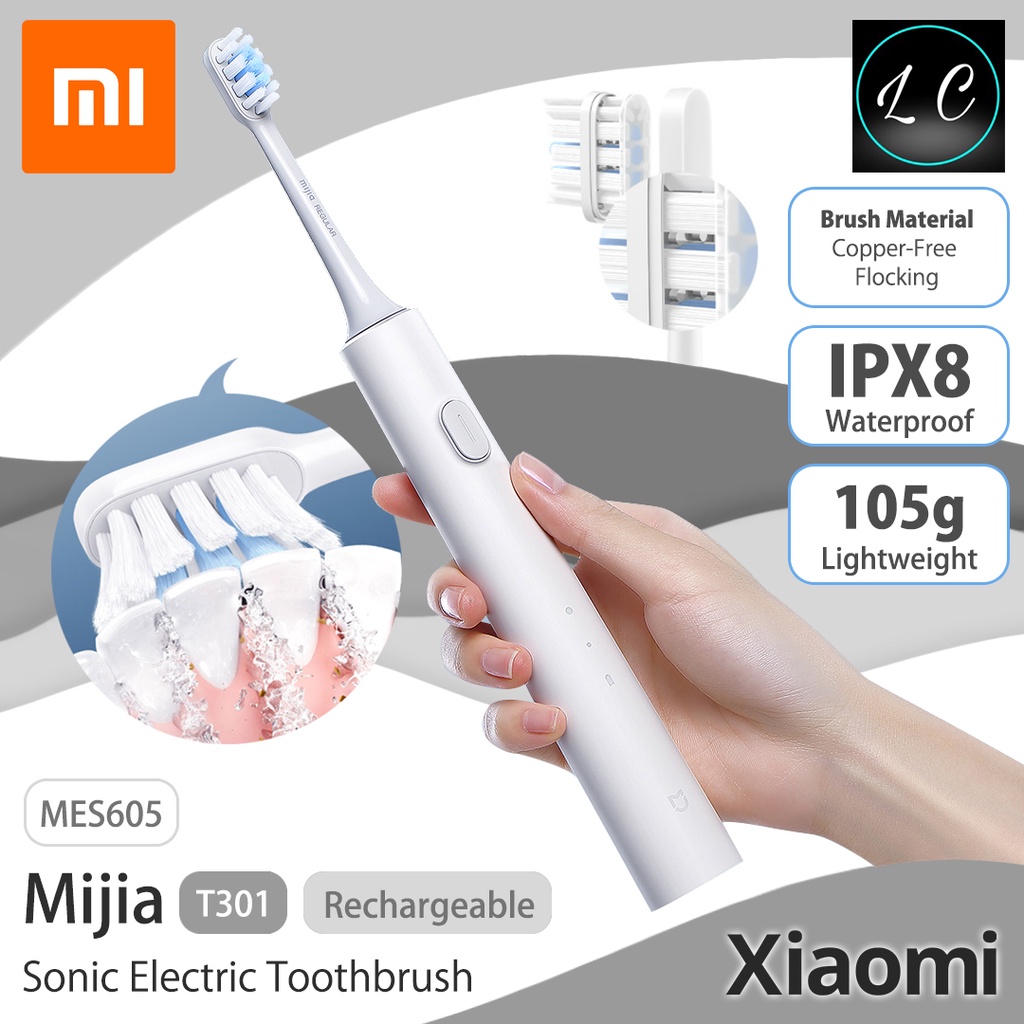 Picture of XIAOMI MIJIA T301 Electric Sonic Toothbrush USB Charger Rechargeable For Adult Waterproof Electronic Tooth Brush Whitening Teeth