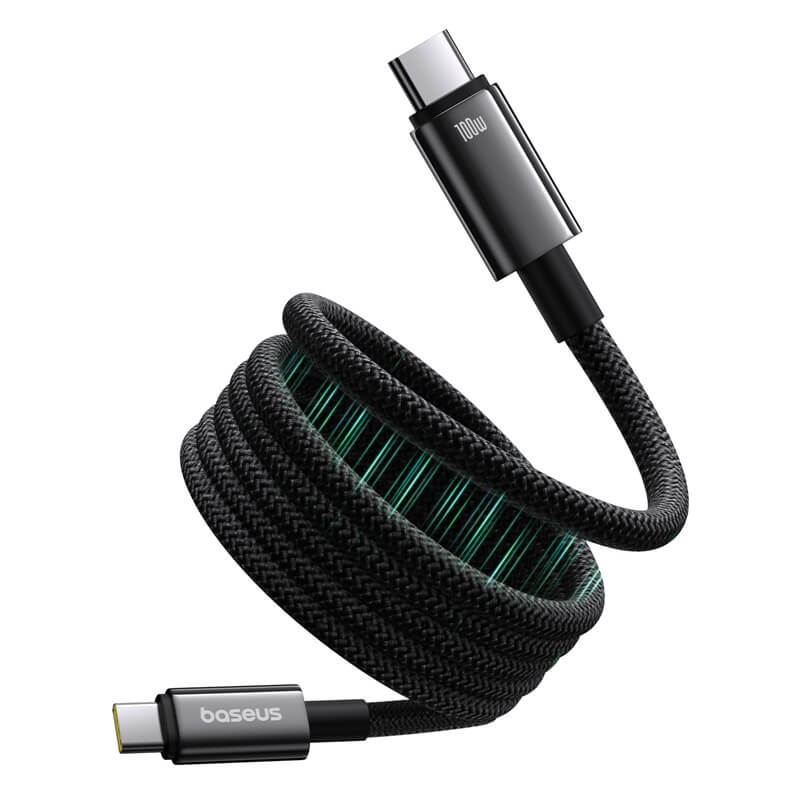 Picture of Baseus 100W Tungsten Gold Magnetic Charging Cable USB-C to USB-C