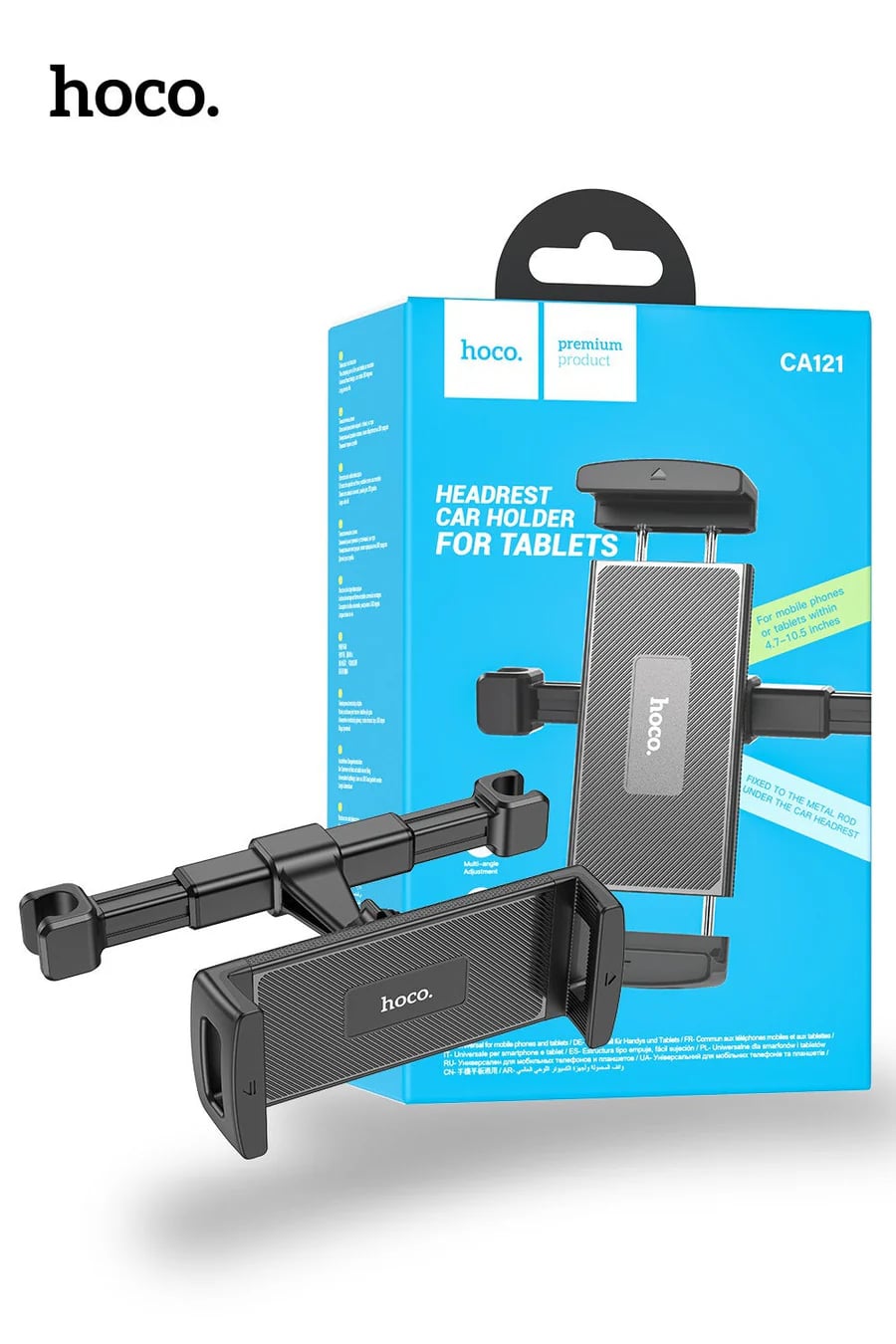 Picture of HOCO CA121 Universal Rotated Car Seat Headrest Mount Phone Tablet Holder Bracket