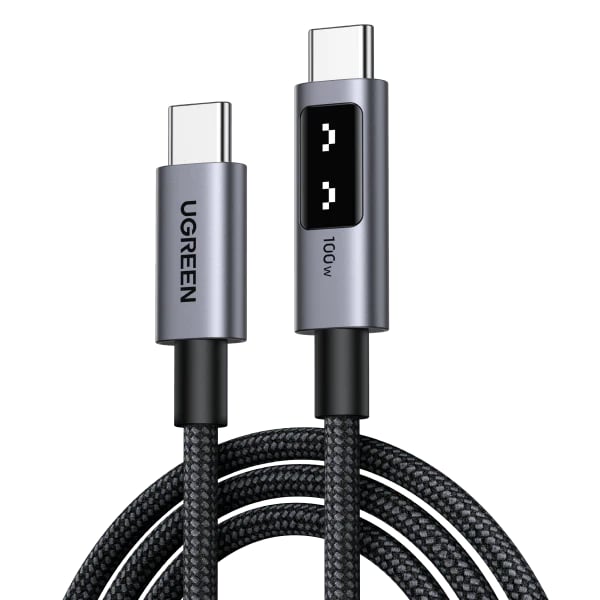 Picture of U_GREEN Uno USB C to USB C Cable 100W Fast Charging Cable Type C Charging Cord with LED Display