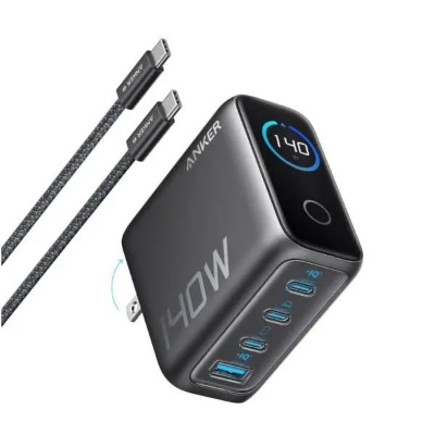Picture of Anker Zolo Laptop Charger 140W (4-Port, PD 3.1) with USB-C Cable