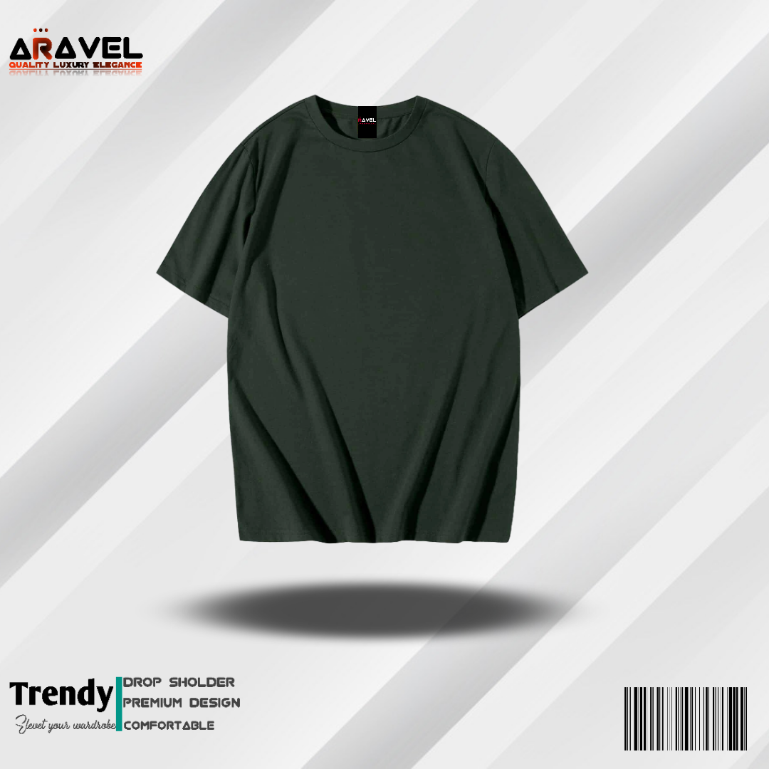 Picture of Oversized Boxifit Drop Shoulder T-Shirt For Men's & Women's (solid colour)