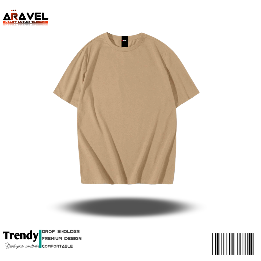 Picture of Oversized Boxifit Drop Shoulder T-Shirt For Men's & Women's (solid colour)