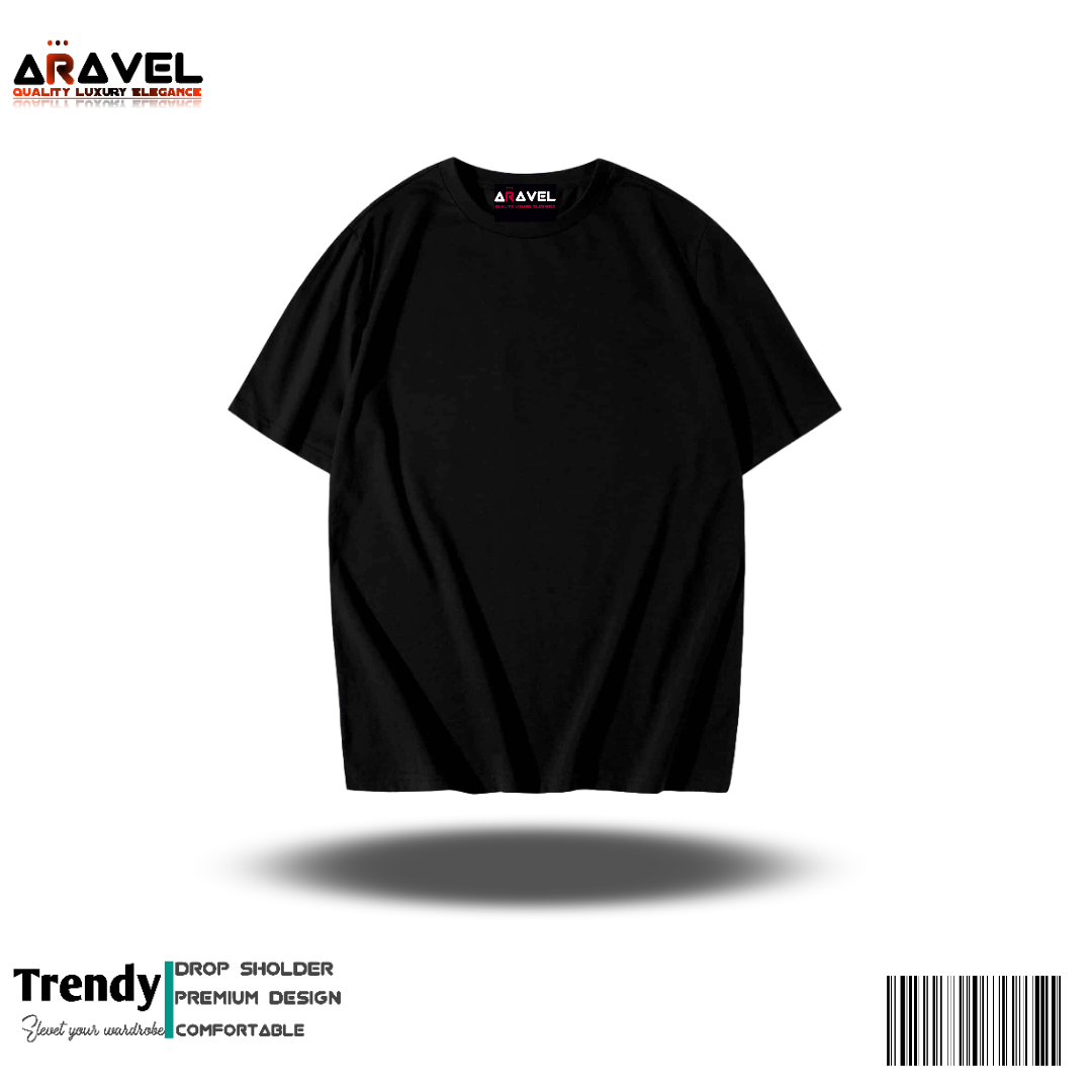 Picture of Oversized Boxifit Drop Shoulder T-Shirt For Men's & Women's (solid colour)