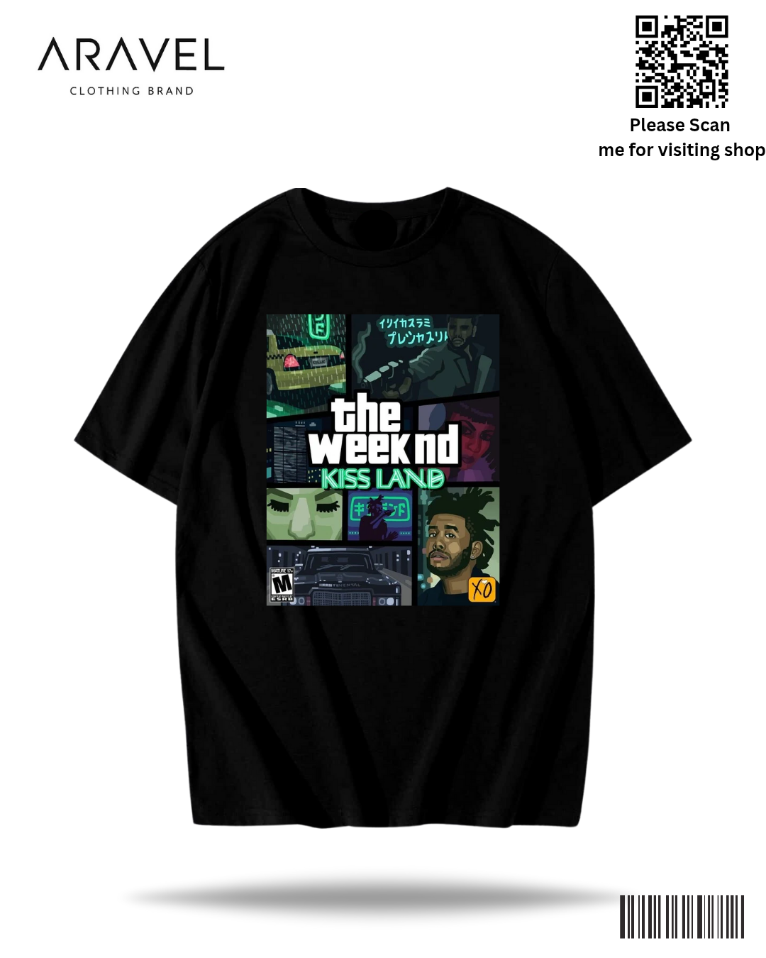 Picture of The weekend poster T-shirt for men