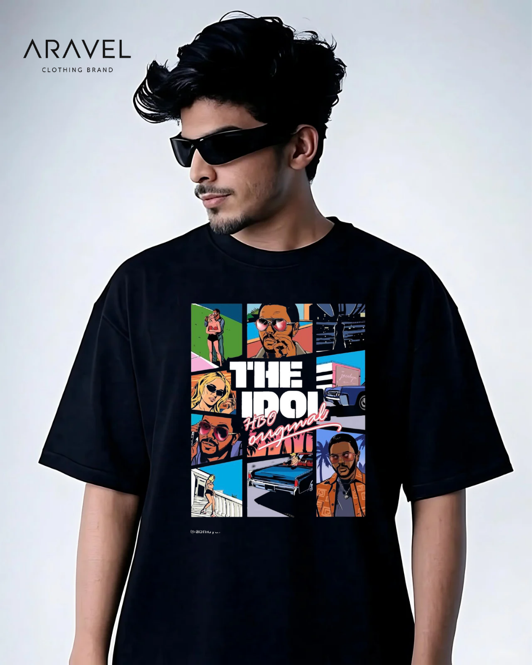 Picture of The weekend poster dropsholder T-shirt for men