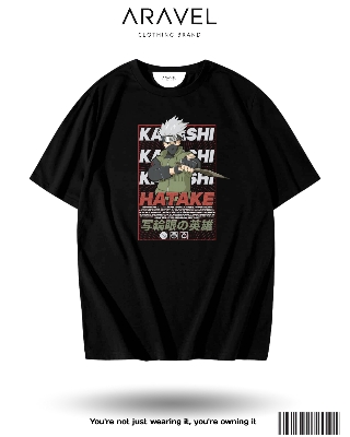 Picture of Premium Kakashi Hatake T-Shirt | Naruto Manga Graphic Tee | Soft Cotton | Unisex | Comfortable & Stylish