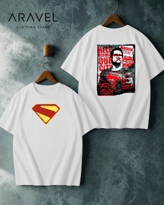 Picture of Premium Men's Dropshipper T-Shirt - Superman Theme by Aravel Clothing Brand