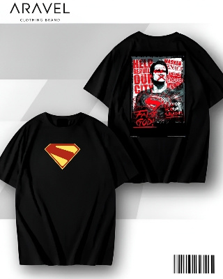 Picture of Premium Men's Dropshipper T-Shirt - Superman Theme by Aravel Clothing Brand