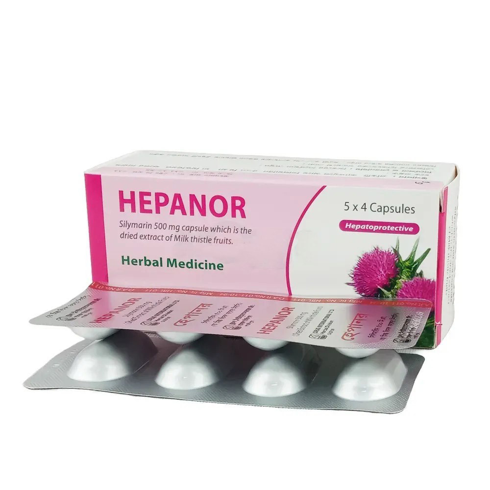 Picture of Hepanor 500mg Capsule 1 pc