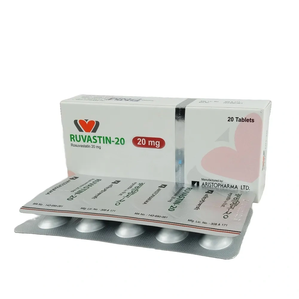 Picture of Ruvastin 20mg Tablet