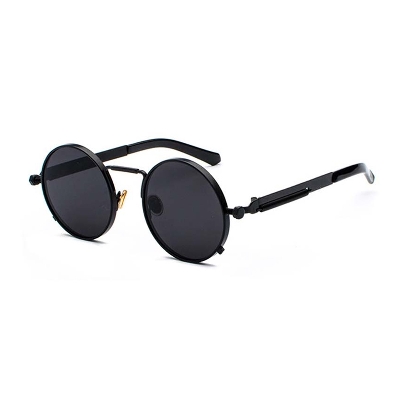 Picture of high quality full metal body and lens glass Sunflower best selling classics vintage round retro unisex sun shades customised steam punk sunglass - Sun Glass For Men