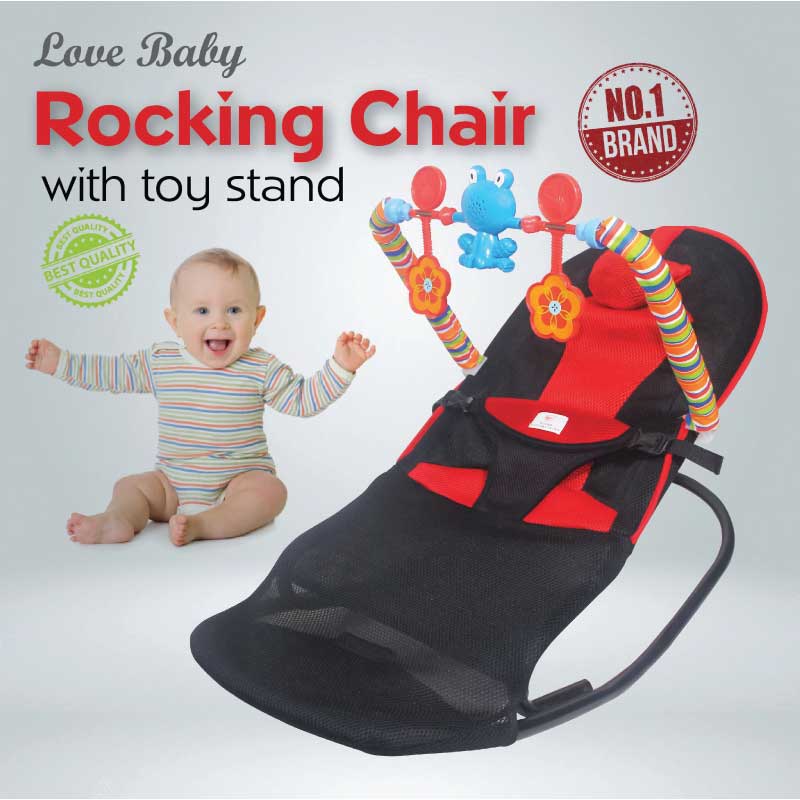 Picture of Love Baby Rocking Chair with Toy Stand
