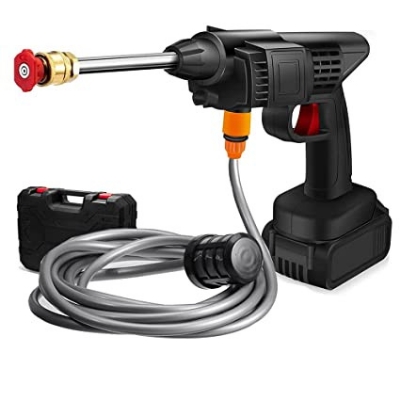 Picture of Portable Car Wash Washer Gun Cordless High Pressure Car Washer Spray Rechargeable 2 Type Wash Gun Electric Water Gun Machine-SellBD247
