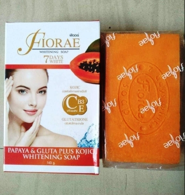 Picture of Fiorae 7 Days Papaya & Gluta Plus Kojic Whitening Soap 165g