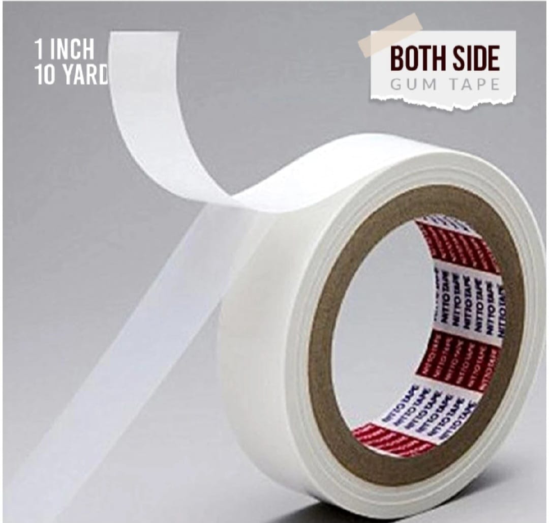Picture of Both Sided Gum Tape - 1 inch - 10 Yards-White