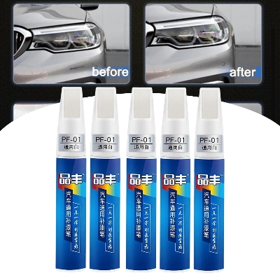 Picture of Car Paint Repair Pen Car Maintenance Gloss Scratch Removal for Cars 12ml color-White