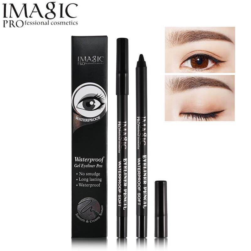 Picture of IMAGIC Waterproof Soft Eyeliner Pencil Kajal - Black