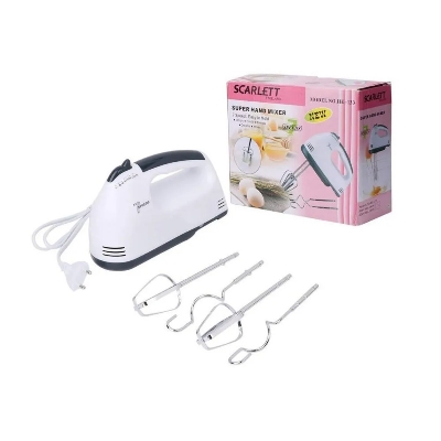 Picture of Electric Egg Bitter & Mixer in White Is Versatile and Efficient Electric Bitter Effortless and Convenient