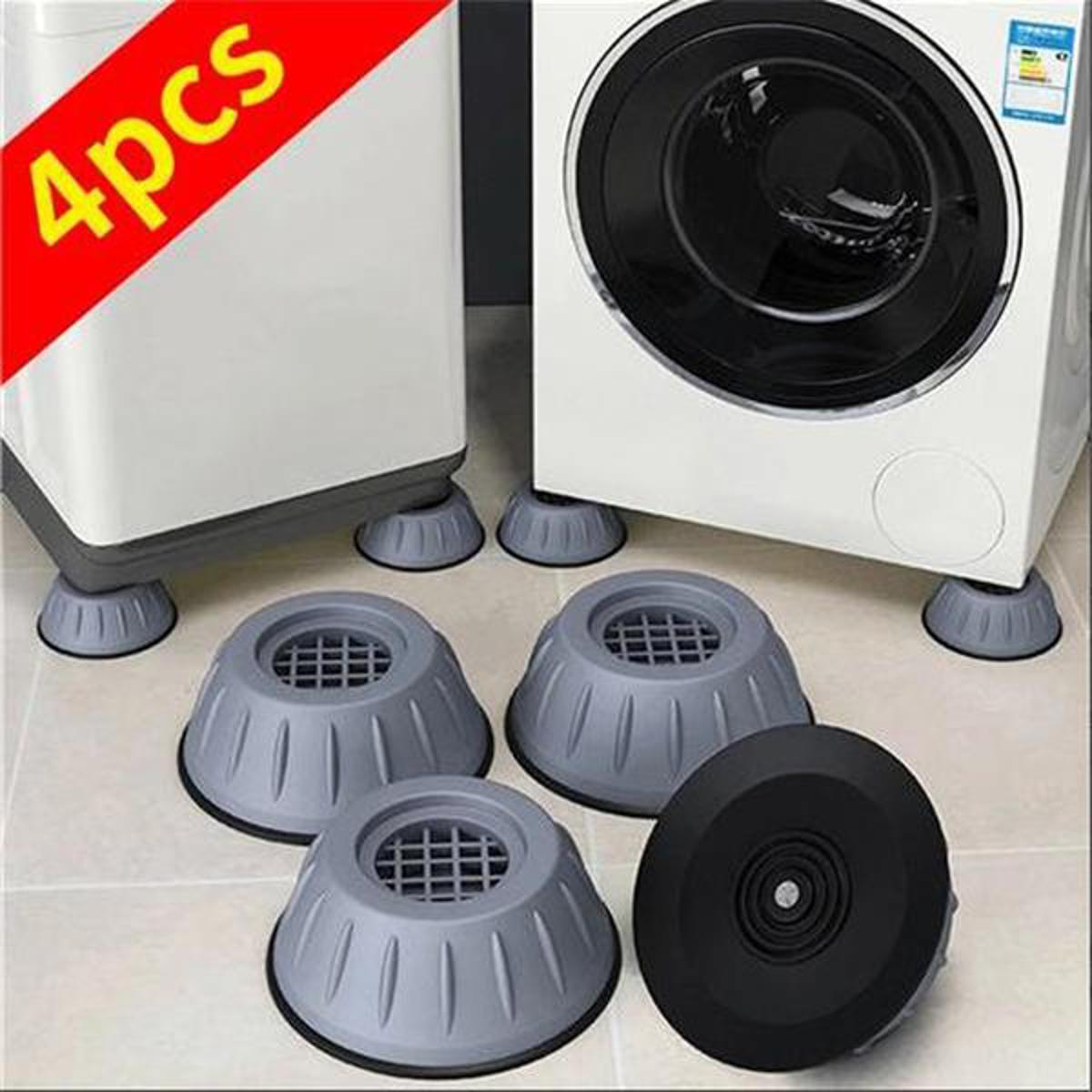 Picture of 4Pcs Anti Vibration Feet Pads Washing Machine Rubber Mat Anti-Vibration Pad Dryer Non-Slip Universal Fixed Washing Machine Stand