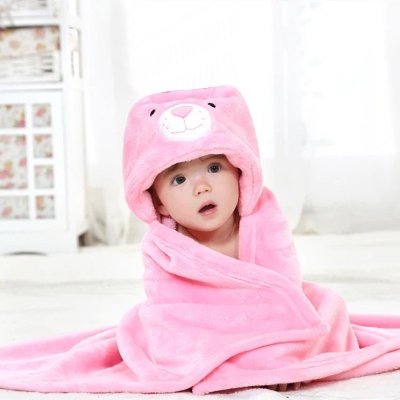 Picture of Baby Cap Velvet Towel, Washable, Size 32''*30''