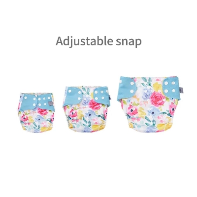 Picture of Washable Cloth Pants Baby Diaper with 3 Layer Pad -2 Pcs