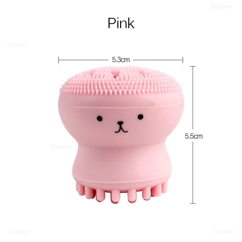 Picture of Silicone Facial Cleaning Brush For Limpiador Facial Octopus Shape Deep Pore Exfoliating Cleansing Face
