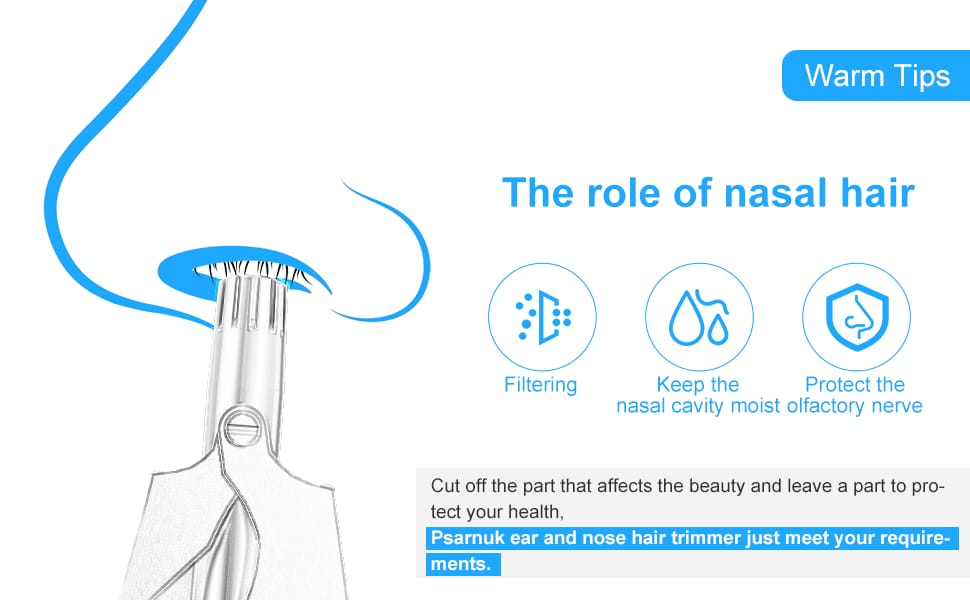 Picture of Stainless Steel Manual Nose Hair Trimmer For Men With Alluminium Box