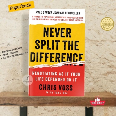 Picture of Never Split the Difference Negotiating as if Your Life Depended on It by Chris Voss (Premium - Paperback)