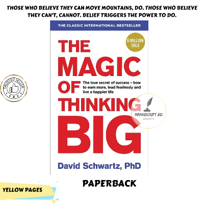 Picture of The Magic of Thinking Big by David J. Schwartz - Yellow - Paperback