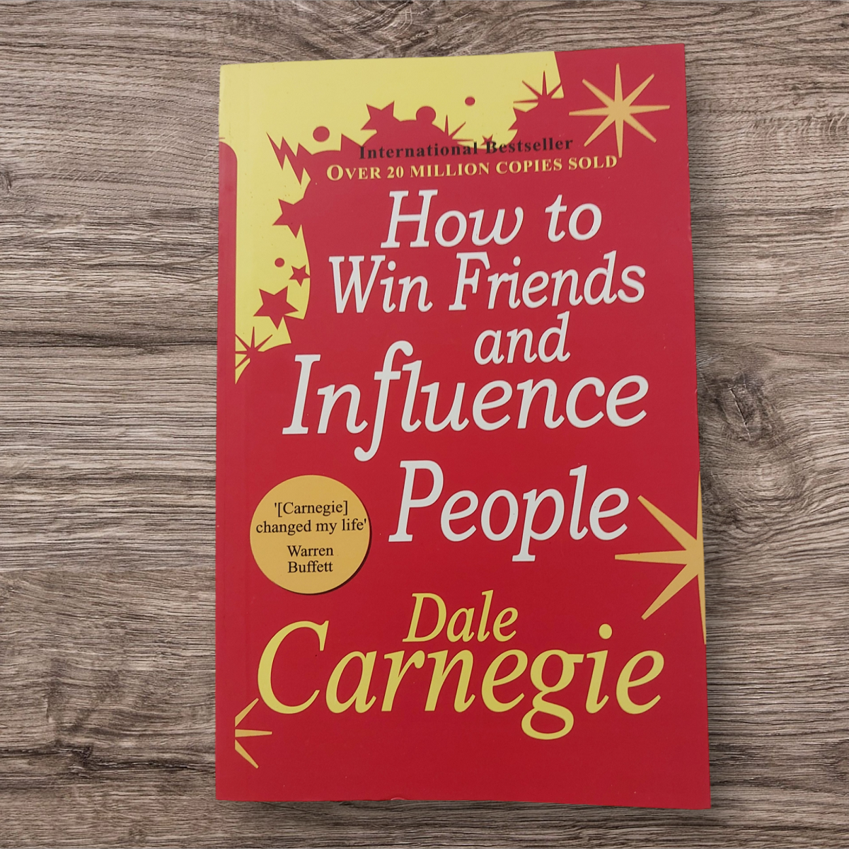 Picture of How to Win Friends and Influence People by Dale Carnegie -Yellow - Paperback