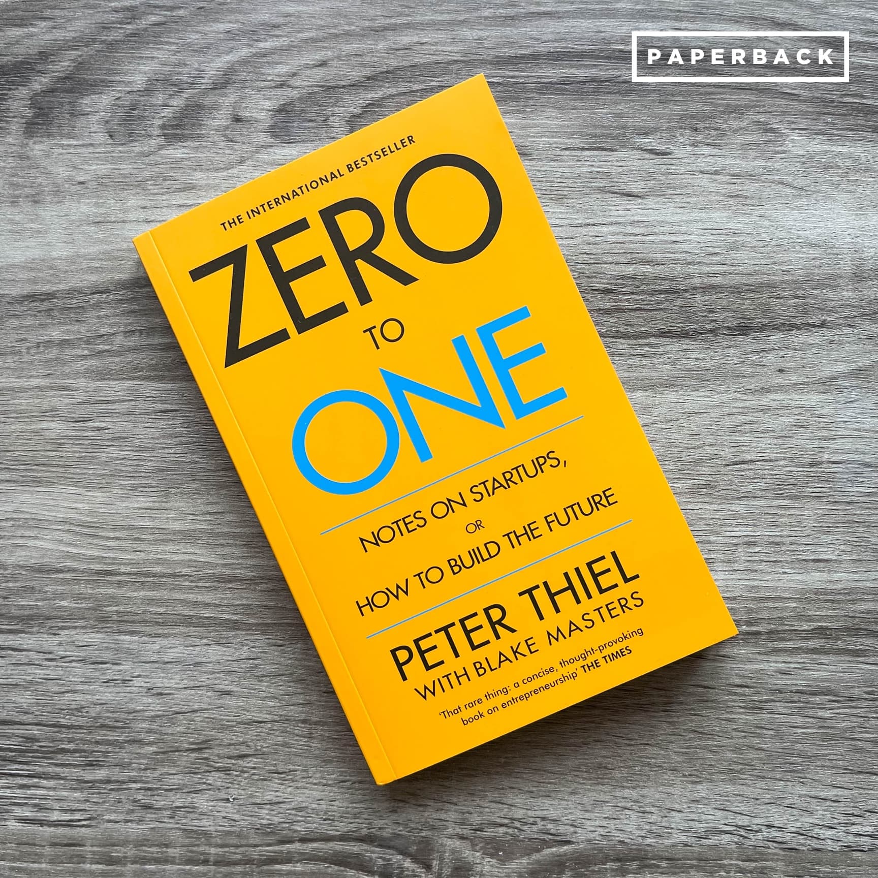 Picture of Zero to One: Notes on Start Ups, or How to Build the Future by Peter Thiel with Blake Masters  - Paperback