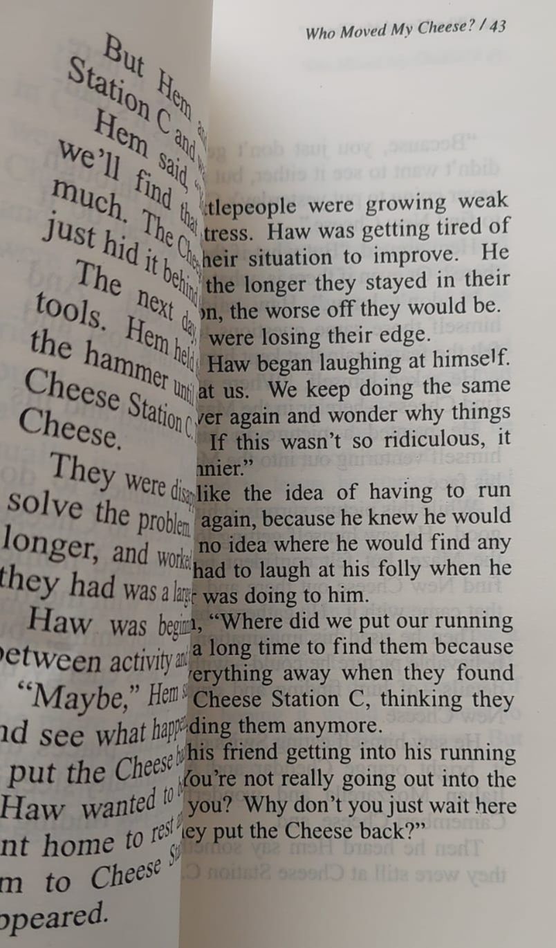 Picture of Who Moved My Cheese?: An A-Mazing Way to Deal with Change in Your Work and in Your Life