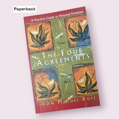 Picture of The Four Agreements by Don Miguel Ruiz -Yellow - Paperback