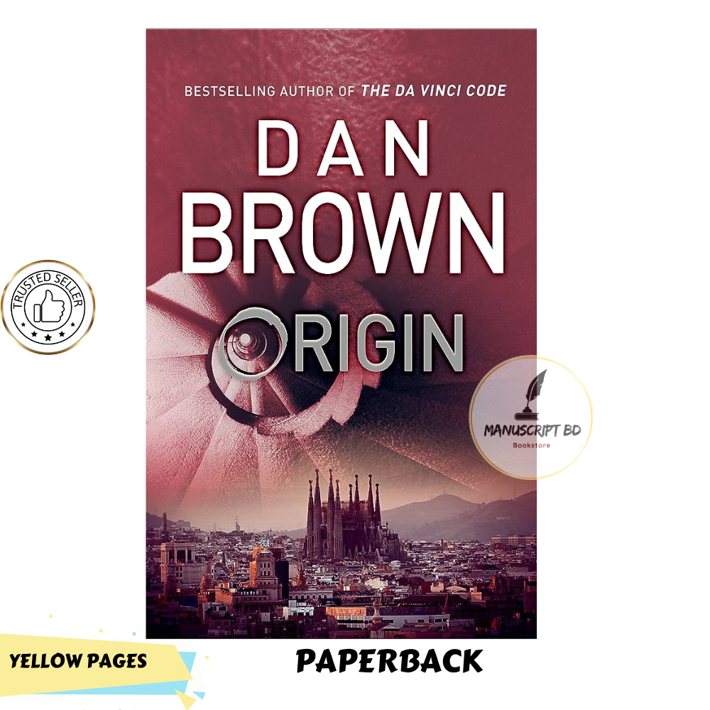 Picture of Origin Novel by Dan Brown - Yellow -Paperback